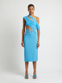 Hire CHRISTOPHER ESBER Magnetica Asymmetrical Dress in Dolphin Blue