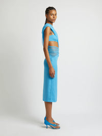 Hire CHRISTOPHER ESBER Magnetica Asymmetrical Dress in Dolphin Blue
