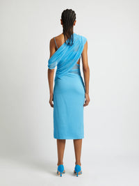 Hire CHRISTOPHER ESBER Magnetica Asymmetrical Dress in Dolphin Blue