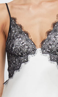 Hire Bec + Bridge Emery Lace Maxi Dress in Ivory Black