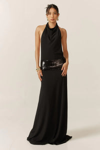 Hire ANCE GRIA Adele Gown in Black