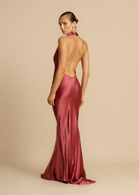Hire ARCINA ORI Gaia Dress Gown in Plum Red