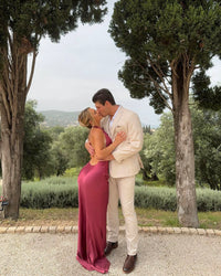 Hire ARCINA ORI Gaia Dress Gown in Plum Red