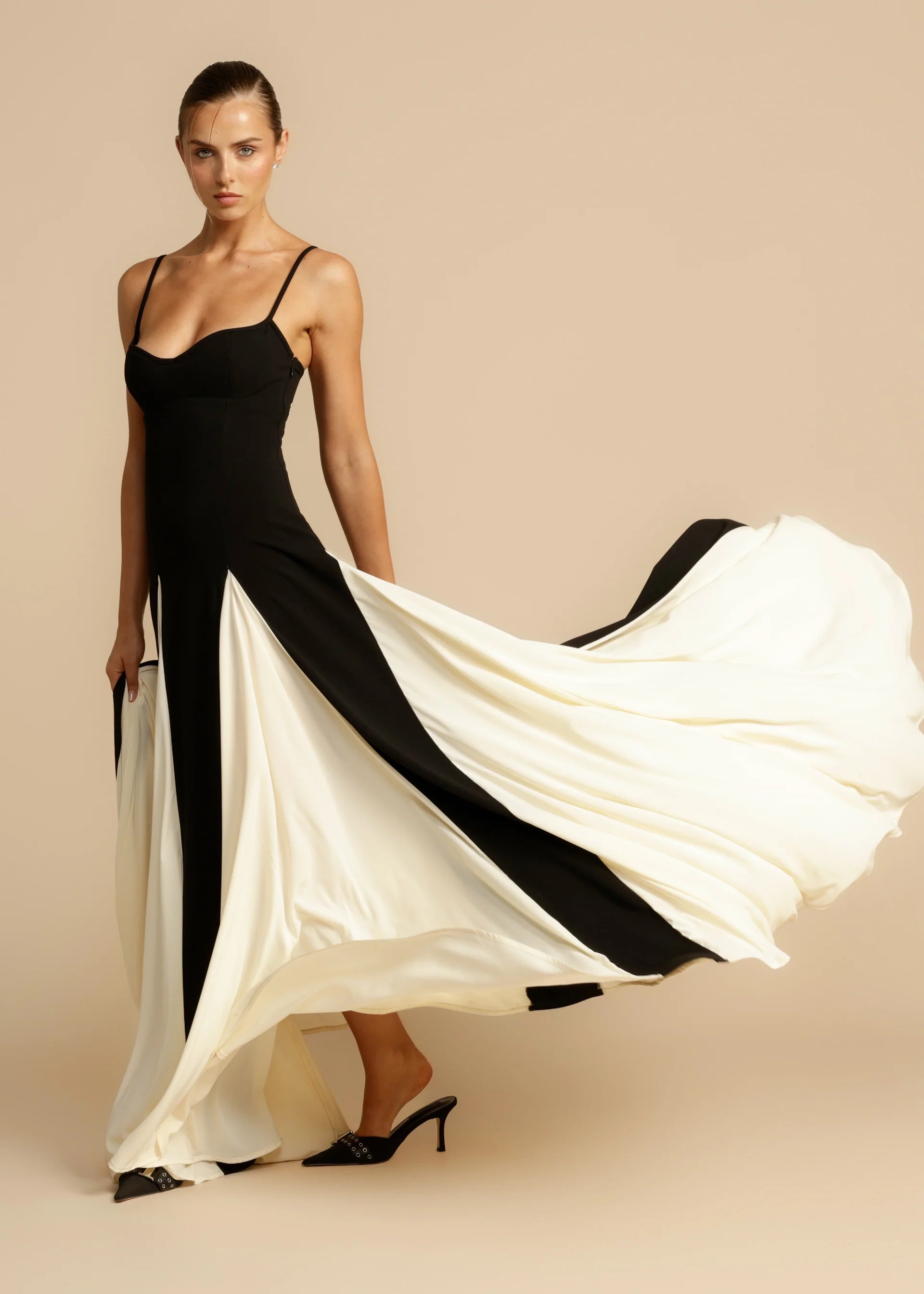 Hire ARCINA ORI Paloma Dress in Black & White