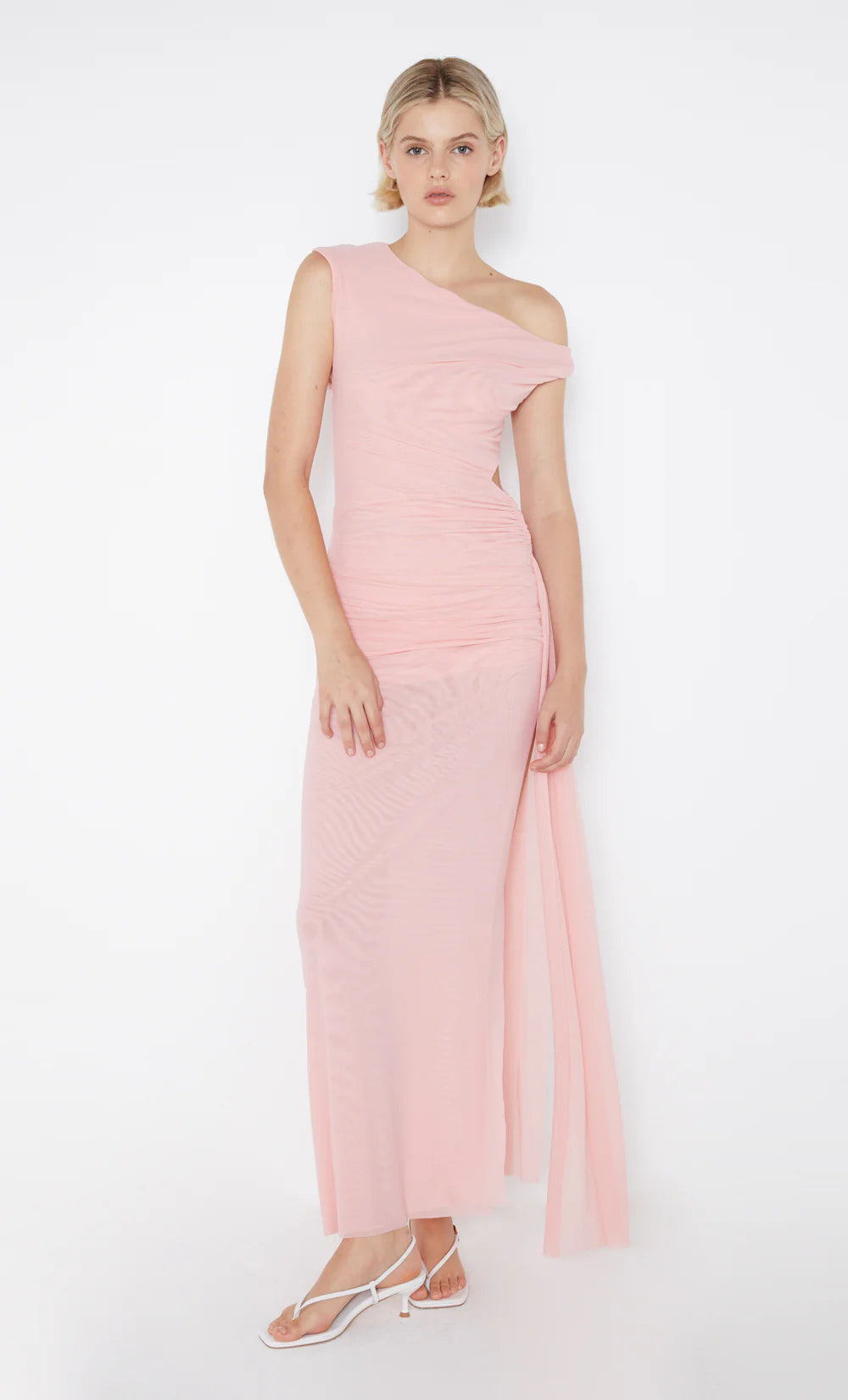 Hire BEC + BRIDGE Victoria Asym Dress in Pink