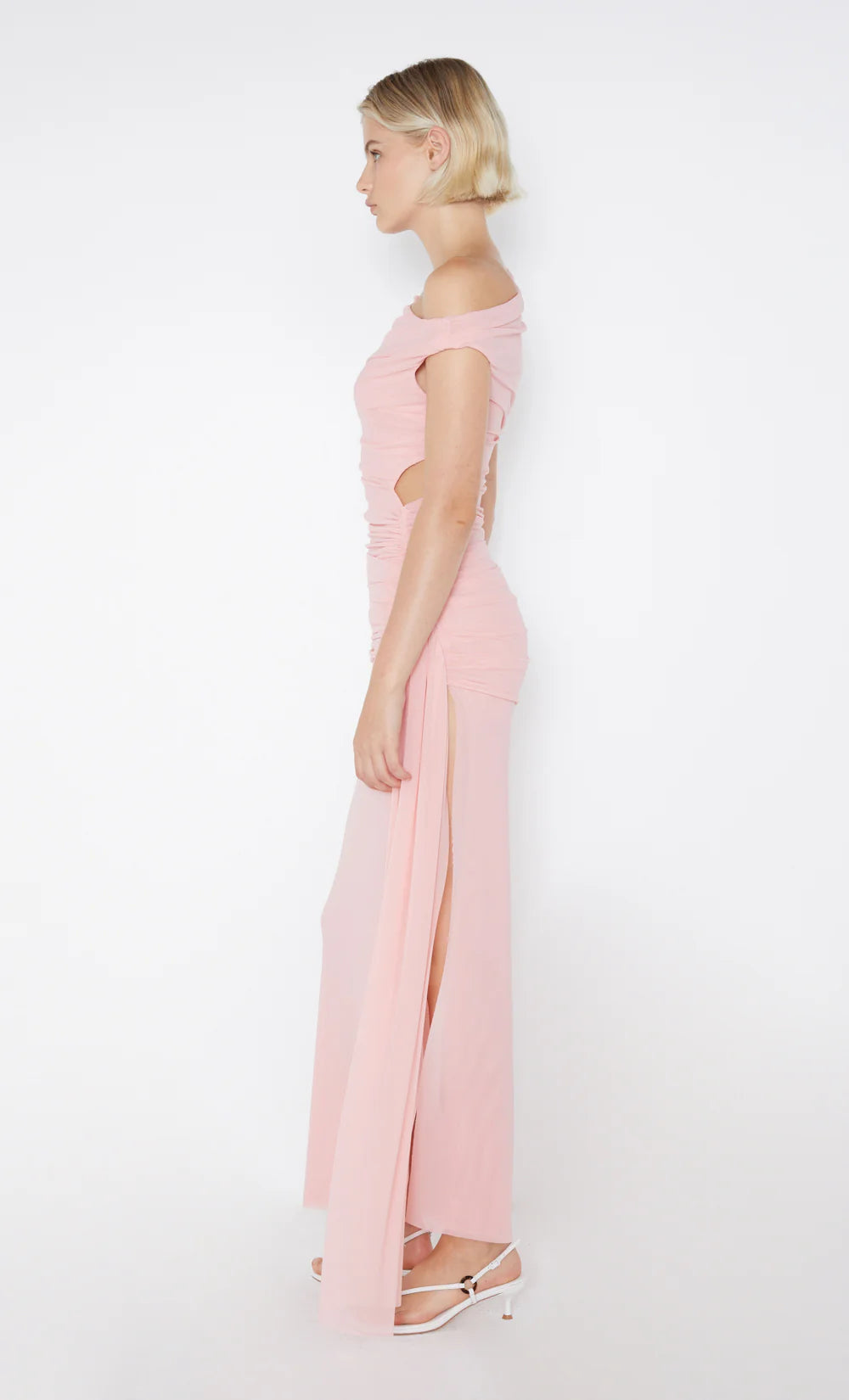 Hire BEC + BRIDGE Victoria Asym Dress in Pink