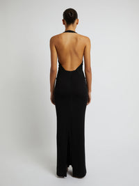 Hire CHRISTOPHER ESBER Tailored Sloped Halter Dress in Black