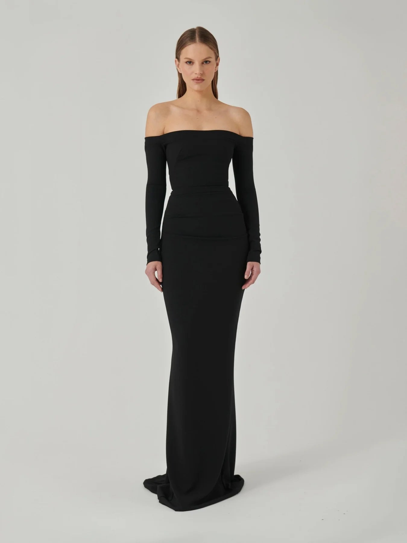 Hire EFFIE KATS Anita Gown in Black