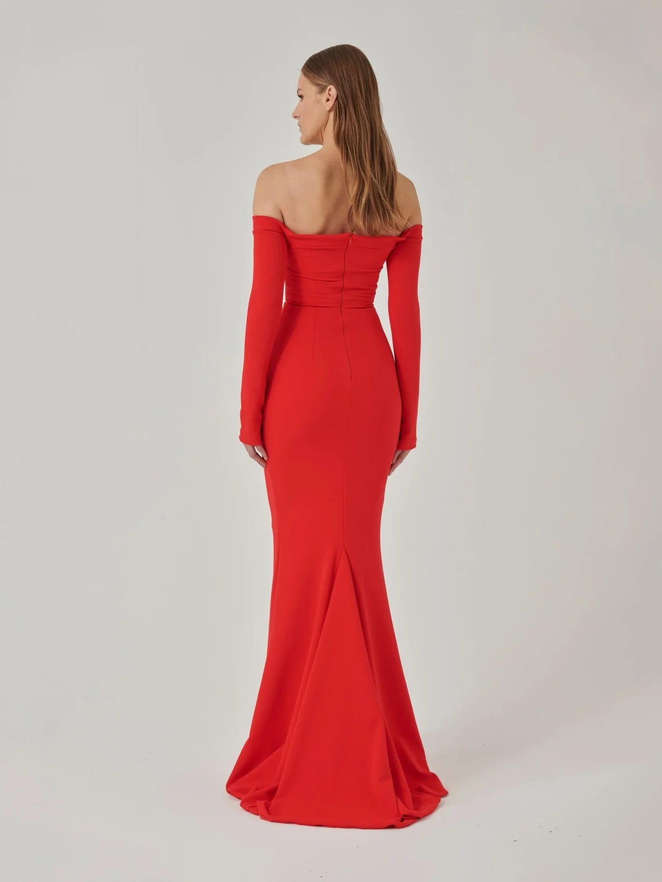 Hire EFFIE KATS Anita Gown in Cherry Red