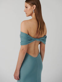 Hire EFFIE KATS Viela Gown in Eucalyptus