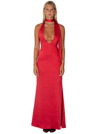 Hire I AM DELILAH. Margot Maxi in Cherry Red