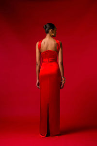 Hire KHANUM'S Kayeli Dress in Red