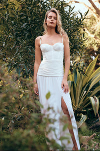 Hire MANNING CARTELL Double Time Pleat Dress In White