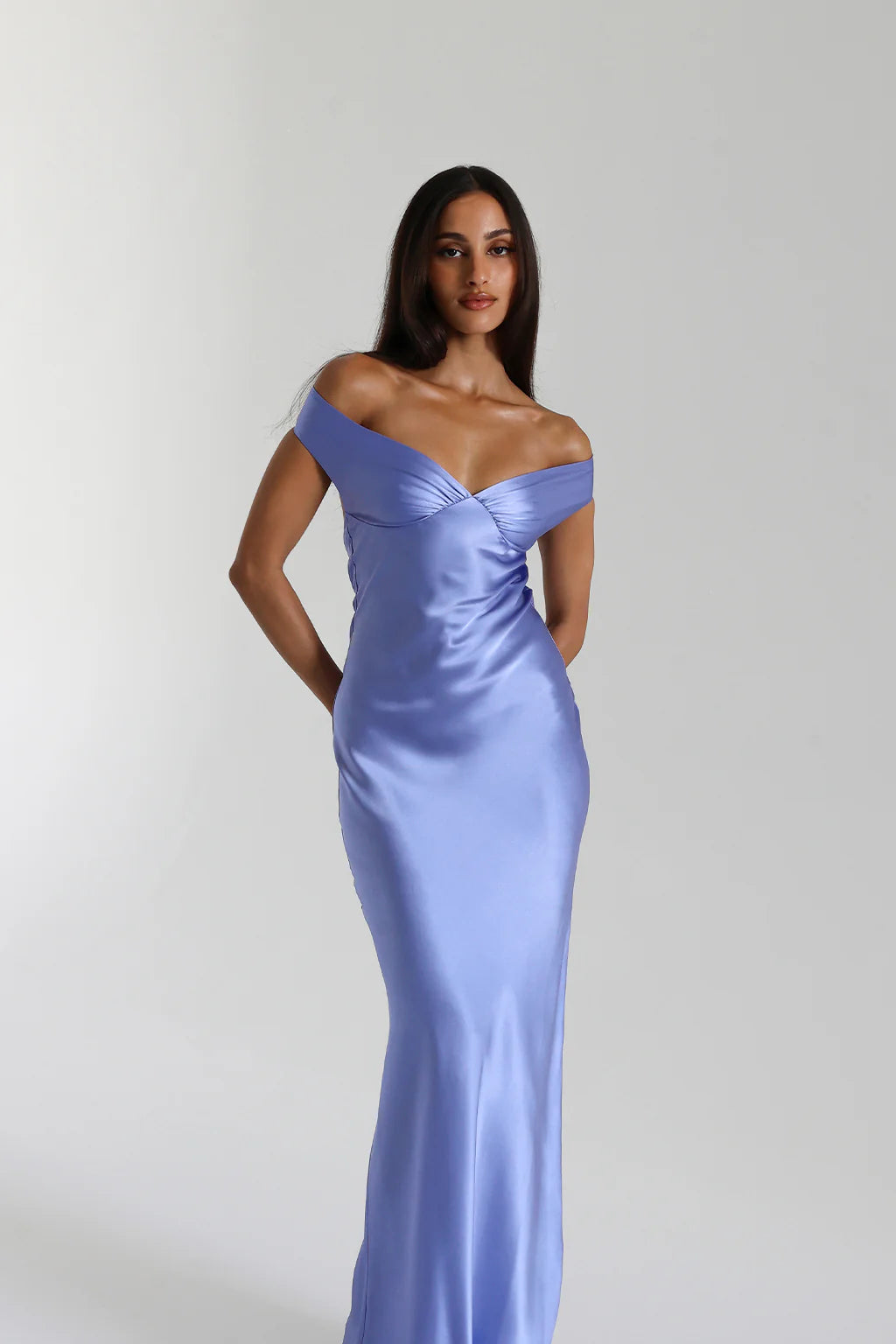 Hire NATALIE ROLT Bridget Dress in Bluebell