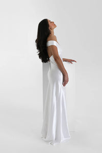 Hire NATALIE ROLT Bridget Gown in White