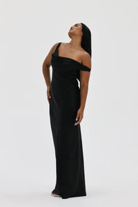 Hire NATALIE ROLT Monika Gown in Black