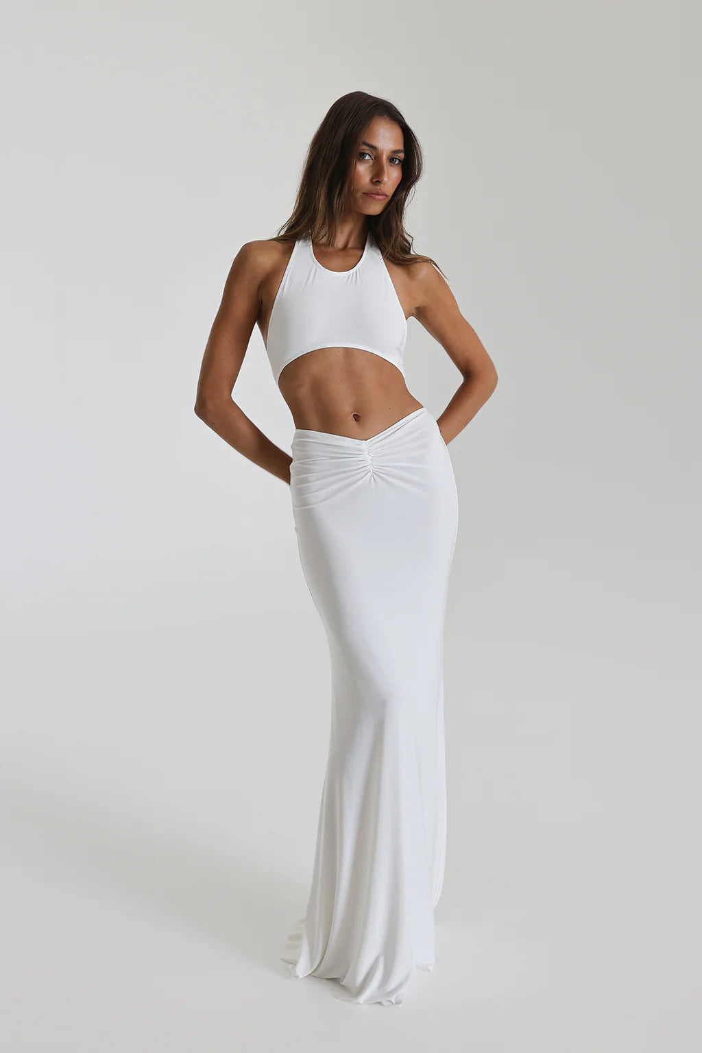 Hire Natalie Rolt Jasmine Dress in White