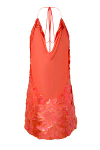 Hire RAT & BOA Malika Mini Dress in Orange Sequin