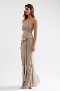 Hire Studio LEXI Tiffany Dress in Champagne