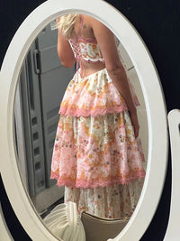 Hire ZIMMERMANN Laurel Frill Midi Dress