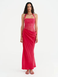 Hire BENNI Gina Maxi Dress in Watermelon
