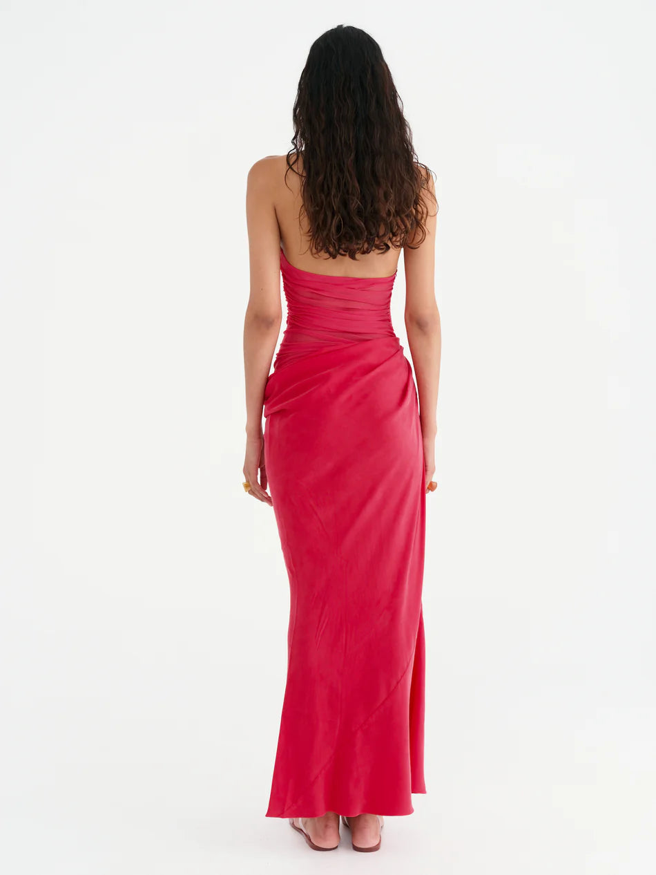 Hire BENNI Gina Maxi Dress in Watermelon