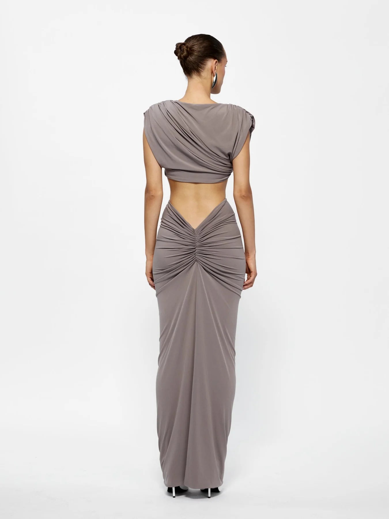 Hire EFFIE KATS Kayson Maxi Skirt in Nutmeg