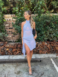 Hire DESORDRE SUPRIYA LELE Twisted Light Purple Tank Dress