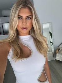 Hire IVONA SKELO Vivia Dress in Ivory White