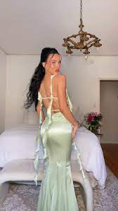 Hire NANA JACQUELINE Caroline Dress in Green SMALL MAKE