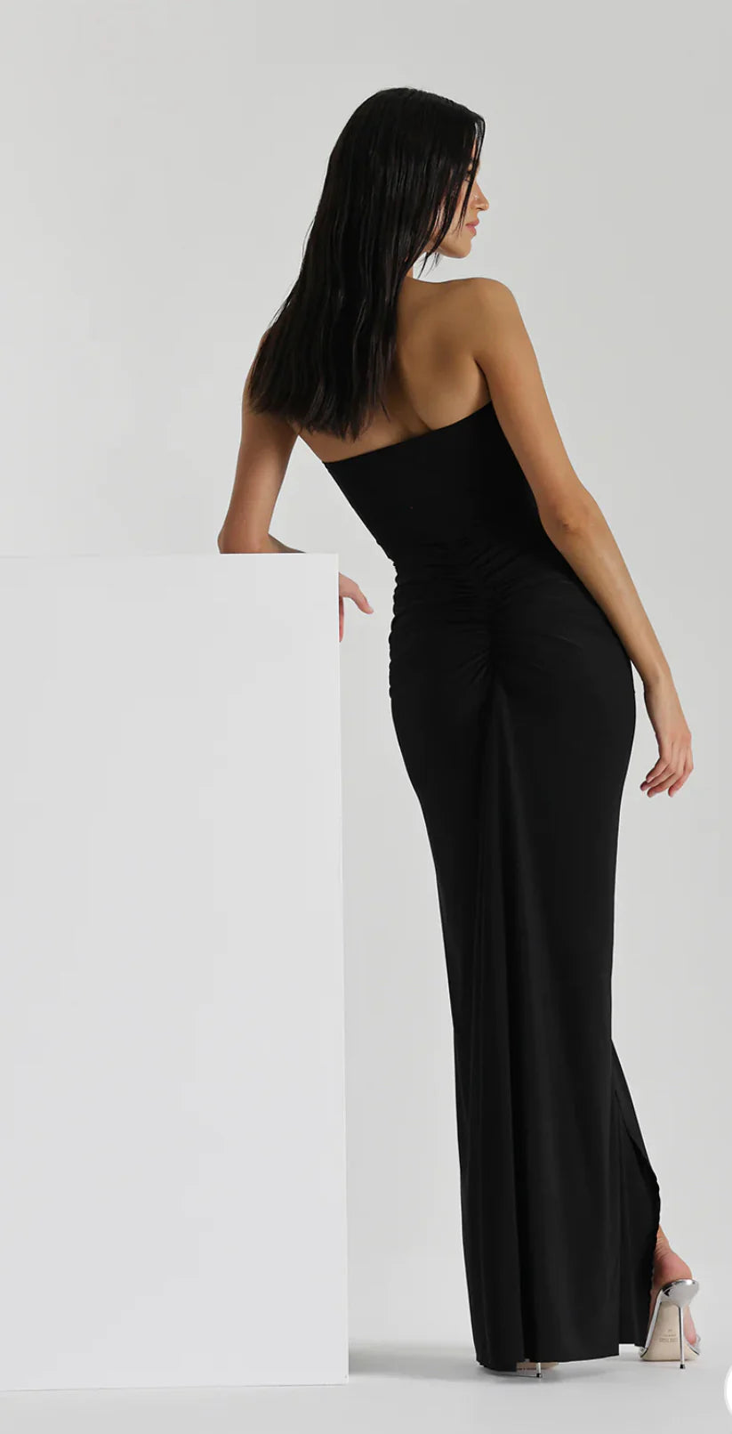 Hire Natalie Rolt Shontae Gown in Black