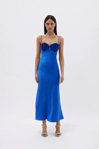 Hire RACHEL GILBERT Ryder Dress in Sapphire