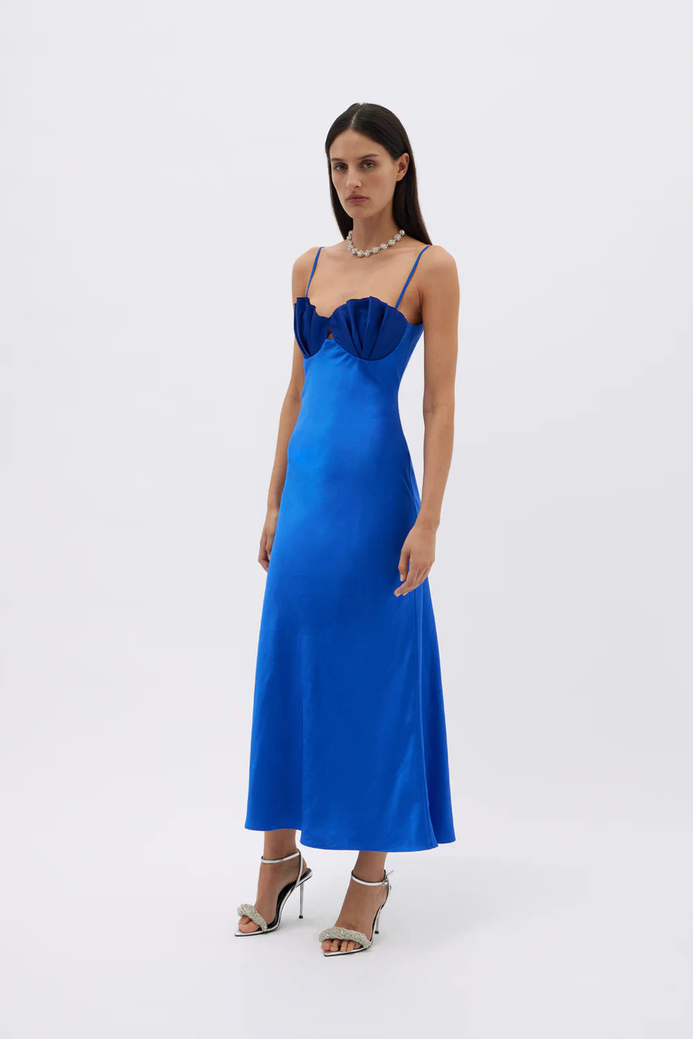 Hire RACHEL GILBERT Ryder Dress in Sapphire
