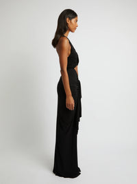 Hire CHRISTOPHER ESBER Vivenda Drape Front Dress in Black