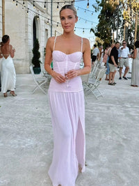 Hire MANNING CARTELL Double Time Pleat Dress in Hydrangea Pink