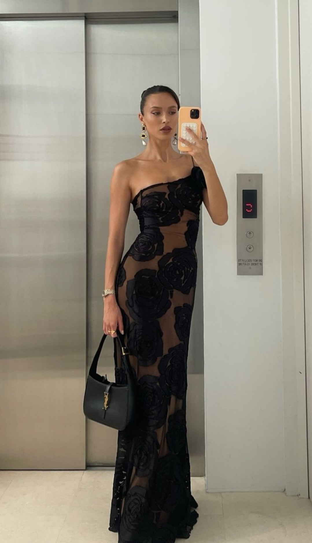 Hire ARCINA ORI Marcella Dress in Black