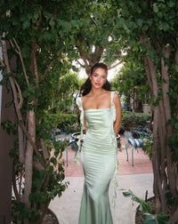 Hire NANA JACQUELINE Caroline Dress in Green SMALL MAKE