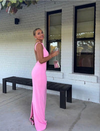 Hire EFFIE KATS Verona Gown in Fairy Floss Pink