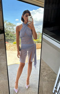 Hire DESORDRE SUPRIYA LELE Twisted Light Purple Tank Dress