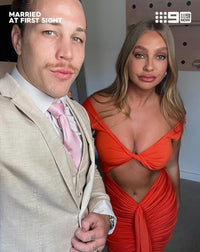 Hire AMY TAYLOR COLLECTION Eden Sleeveless Gown in Orange