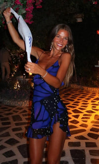 Hire RAT & BOA Beatriz Mini Dress in Blue