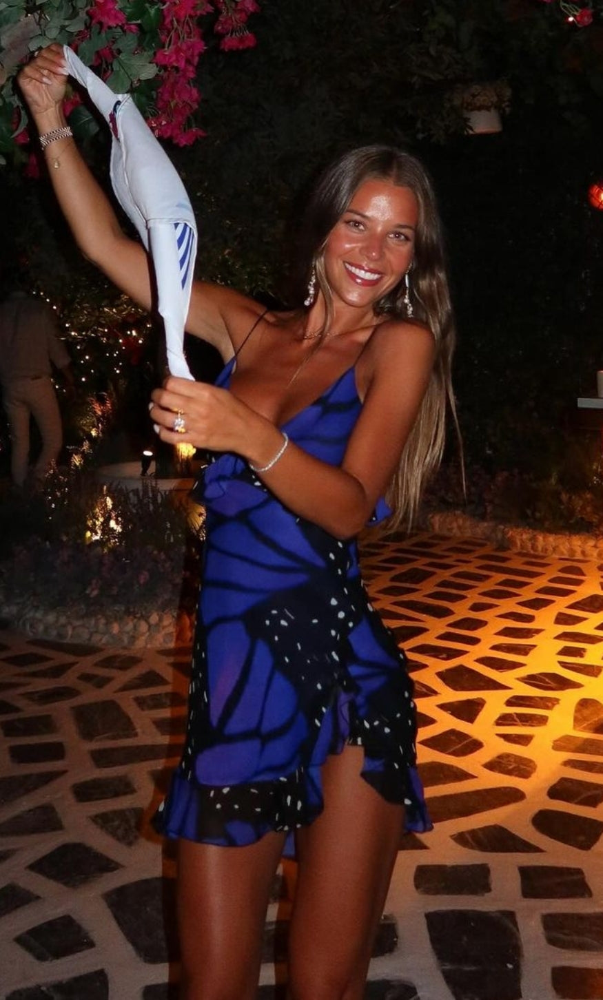 Hire RAT & BOA Beatriz Mini Dress in Blue