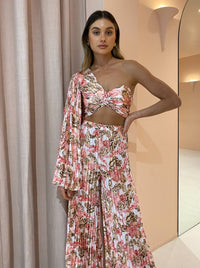 Hire SIGNIFICANT OTHER Simone Top And Pant Set In Pink Sangria Floral