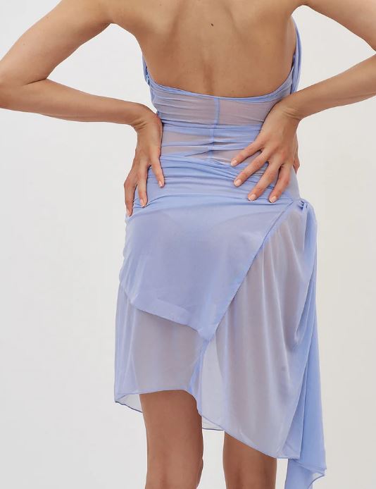 Hire DESORDRE SUPRIYA LELE Twisted Light Purple Tank Dress