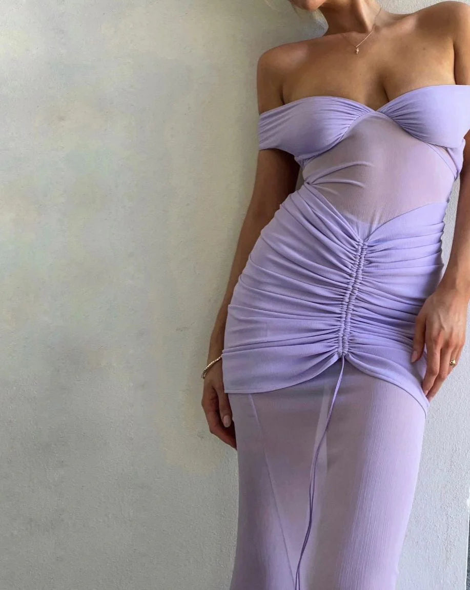 Hire NATALIE ROLT Marcella Gown in Lavender