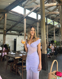 Hire NATALIE ROLT Marcella Gown in Lavender