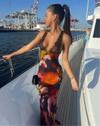 Hire RAT & BOA Paola Sheer Floral Slip Dress