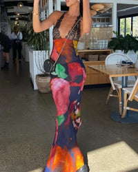 Hire RAT & BOA Paola Sheer Floral Slip Dress