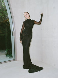 Hire EFFIE KATS Monaco Gown in Black