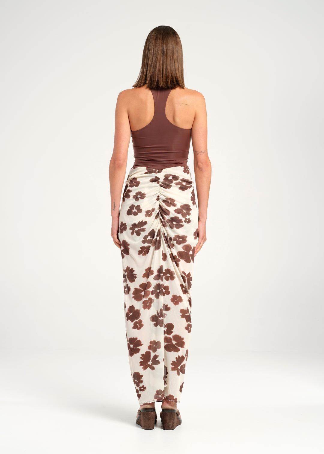 Hire BENNI Jade Piper Maxi Dress in Coco Blossom